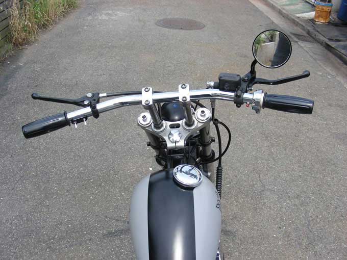 ショベル ワンオフ ショットガン リジッドフレーム用 ハーレー HARLEY